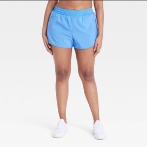 NWT all in motion Women’s Mid-rise run shorts 3” / Vibrant Blue / Size: XL